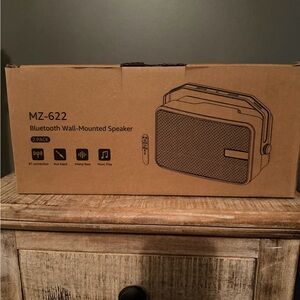MZ-622 Bluetooth Wall-Mounted Speaker - Black 400 Watts